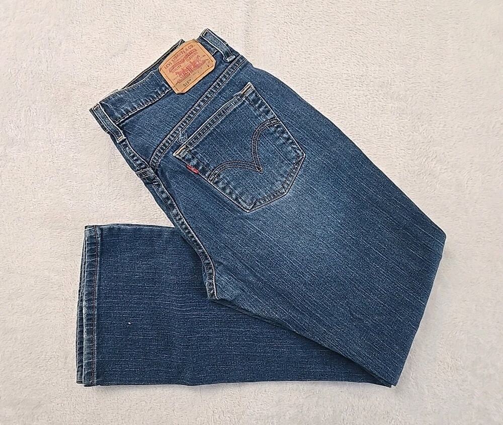 Levis 515 Vtg Y2K 2004 Nouveau Bootcut Stretch Jeans Womans Sz 6 Slim Minimalist